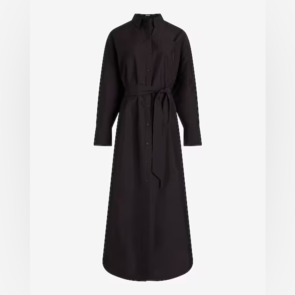 Express Black Maxi Shirt Dress | NWT 🏷️